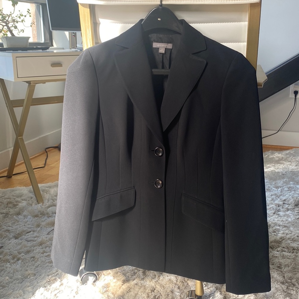 Ann Taylor black blazer, size 2